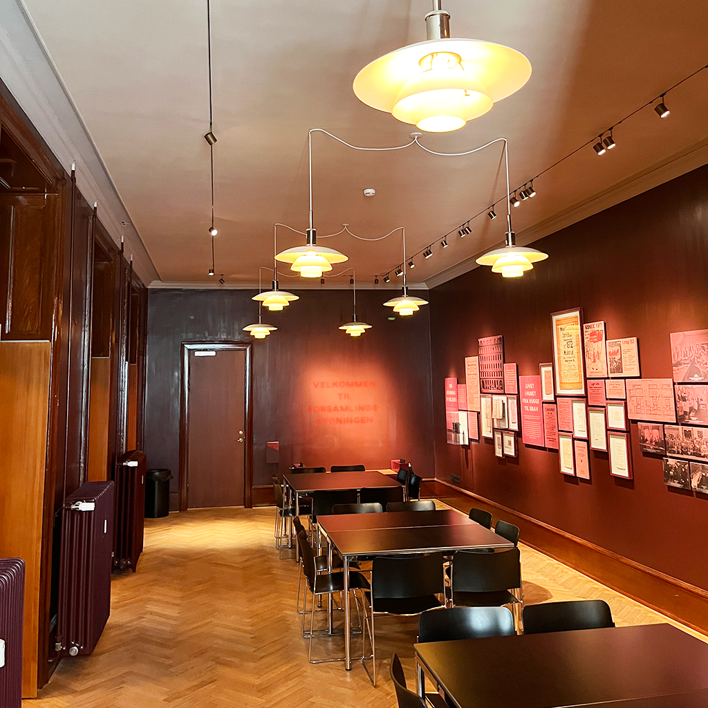 Hz Acoustic Ceiling at The Workers Museum in Copenhagen