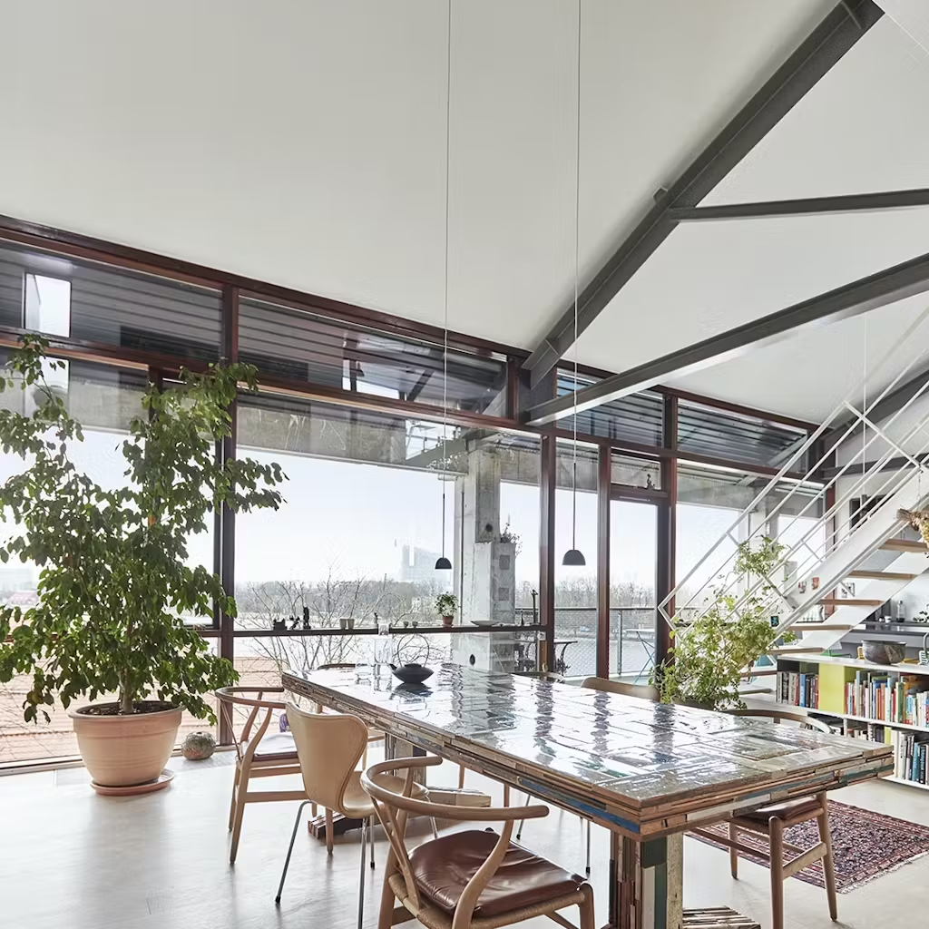 Hz Acoustic acoustic ceiling in apartment in Torpedohallen, Copenhagen
